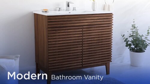Mercury Row® Renwick 36'' Free-standing Single Bathroom Vanity 